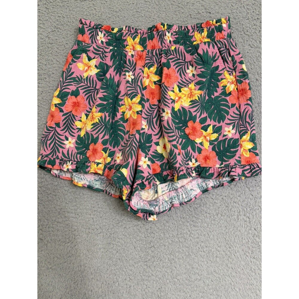 O'Rageous Juniors Swim Tropical Resort Short Medium 100% Cotton
